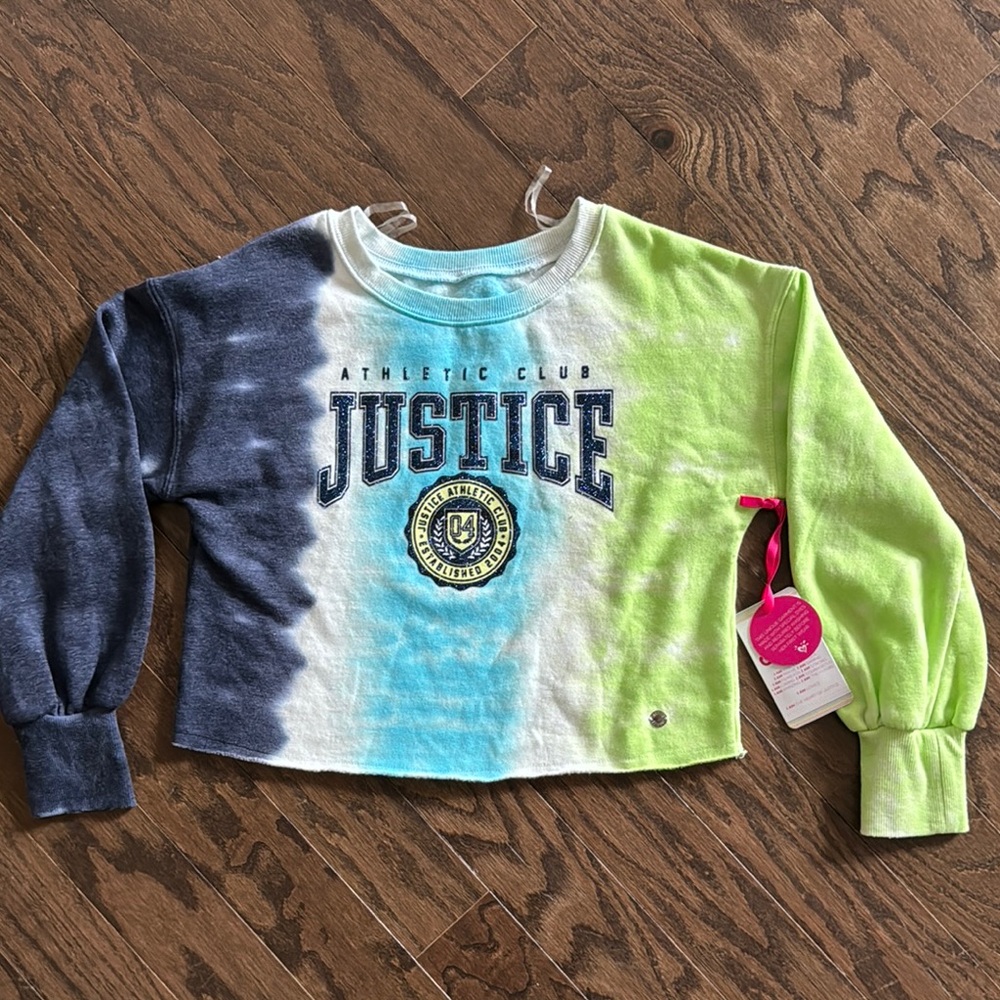 Justice Athletic Club Tie-Dye Sweater